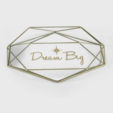Disney Princess X Popsugar Tiana Dream Big Trinket Tray, Gold