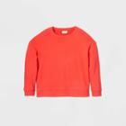 Women's Plus Size Sweatshirt - Universal Thread Red 1x, Women's,