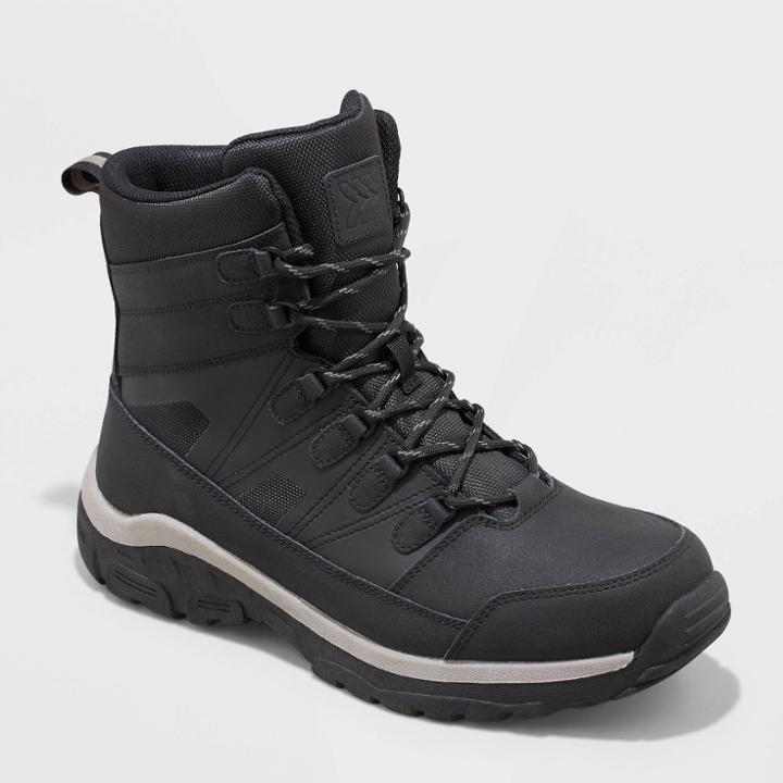 Men's Rowan Waterproof Winter Boots - All In Motion Black