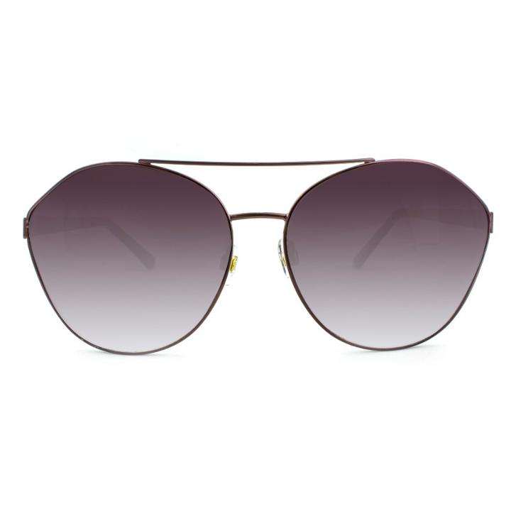 Target Women's Aviator Sunglasses With Wine Smoke Gradient Lens - A New Day Shiny Wine, Black