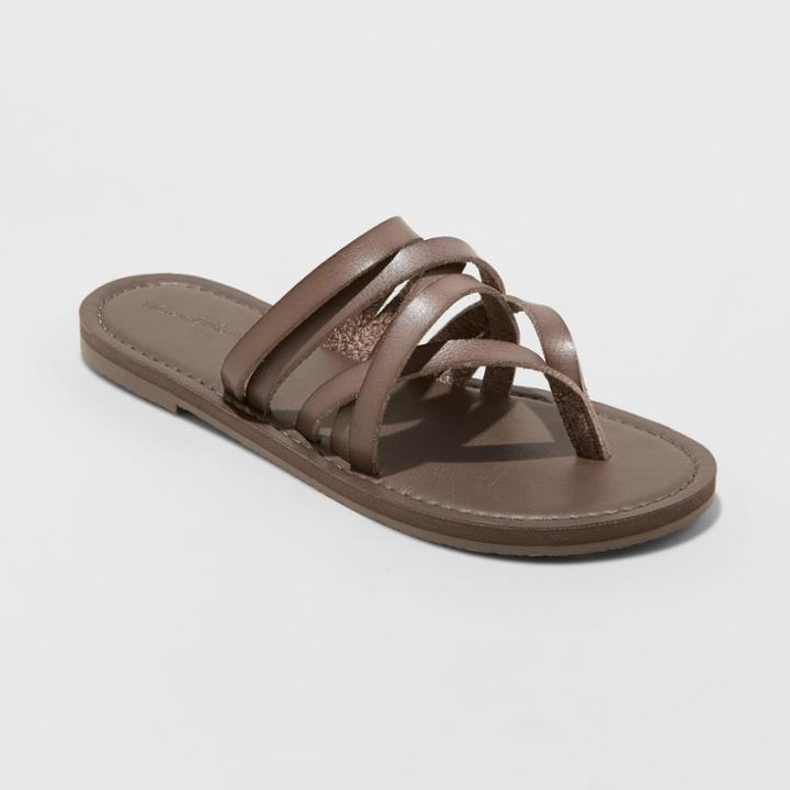 Women's Maritza Slide Sandals - Universal Thread Gray