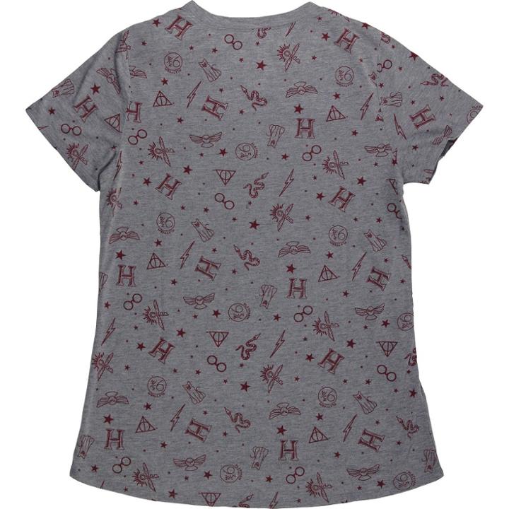 Women's Harry Potter Short Sleeve T-shirt (juniors') - Heather Gray