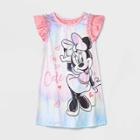 Toddler Girls' Minnie Mouse Dorm Nightgown - Pink