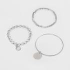 One Bangle And Two Stretch Bracelet Set - A New Day