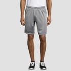 Hanes Men's 9 Sport Long Mesh Shorts - Gray L,