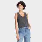 Women's Tank Top - Universal Thread Charcoal