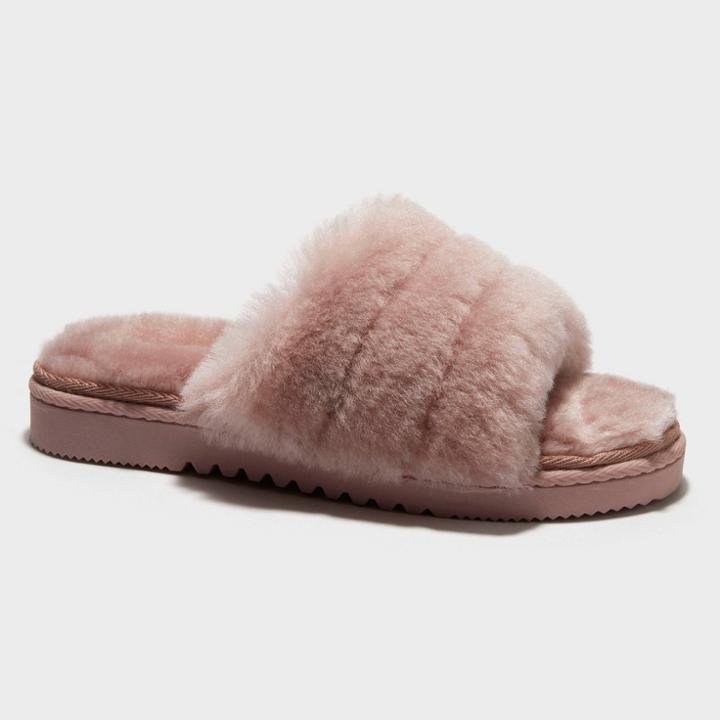 Women's Dluxe By Dearfoams Emerald Slide Slippers -
