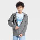 Boys' Zip-up Hooded Sweatshirt - Art Class Gray