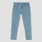 Girls' Spirit Riding Free Horseshoe All Over Print Jeans - Denim Blue