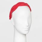 Flat Twist Headband - A New Day Berry Red