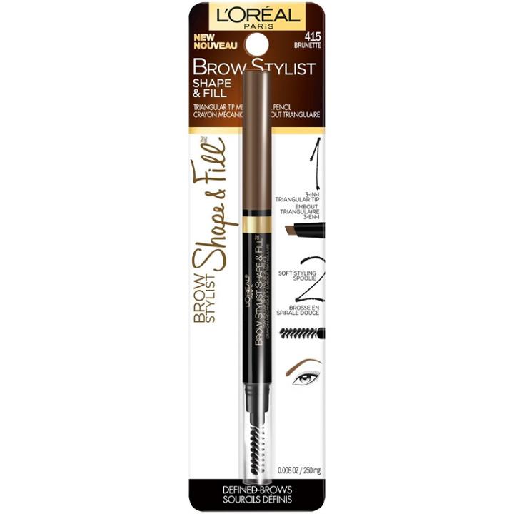 L'oreal Paris Brow Stylist Shape & Fill - 415 Brunette