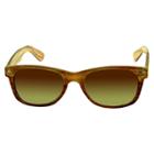 Target Women's Surf Sunglasses With Wood Grain Print - Brown