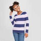 Girls' Stripe Long Sleeve T-shirt - Cat & Jack Purple