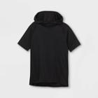 Boys' Short Sleeve Hooded T-shirt - All In Motion Black