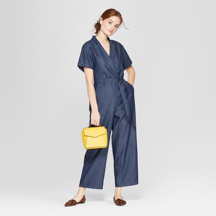 Women's Denim Jumpsuit - A New Day Indigo