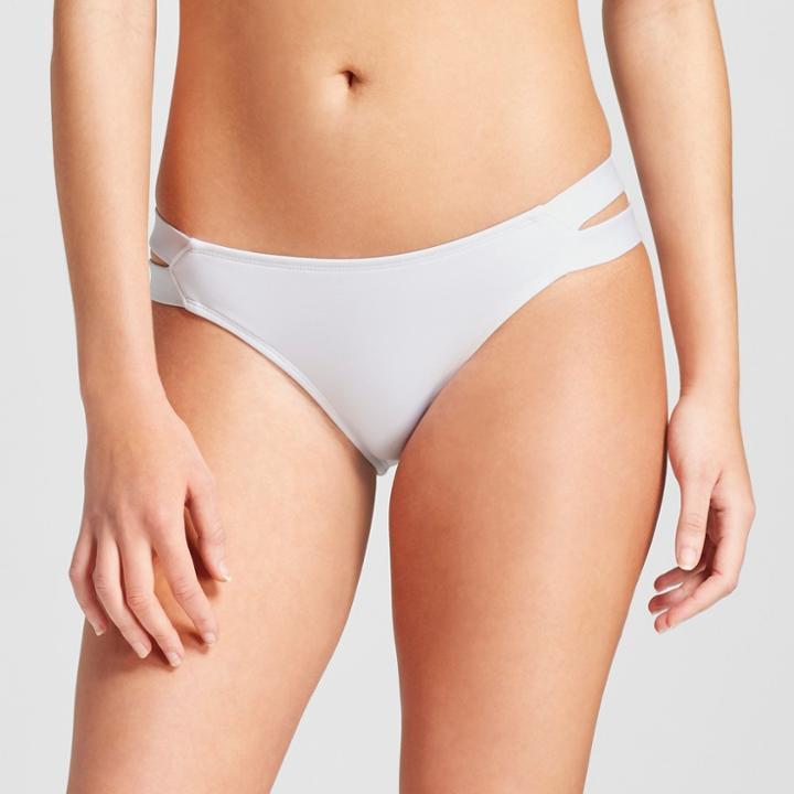 Mossimo Women's Modern Double Strap Hipster Bikini Bottom - White -