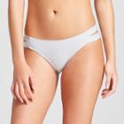 Mossimo Women's Modern Double Strap Hipster Bikini Bottom - White -