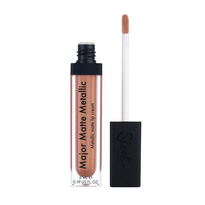 Sleek Makeup Major Matte Metallic Matte Lip Cream Roman Copper - .19oz