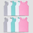 Fruit Of The Loom Toddler Girls' 10pk Tank Top - Colors