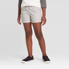 Girls' Rolled-hem Woven Shorts - Cat & Jack Gray