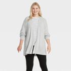 Women's Plus Size Essential Open-front Cardigan - A New Day