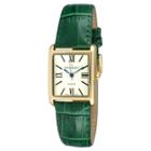Target Peugeot Women's Gold Tone Classic Green Leather