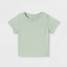 Baby Knit Short Sleeve T-shirt - Cat & Jack Green Newborn
