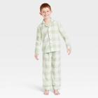 No Brand Kids' Spring Plaid Matching Family Pajama