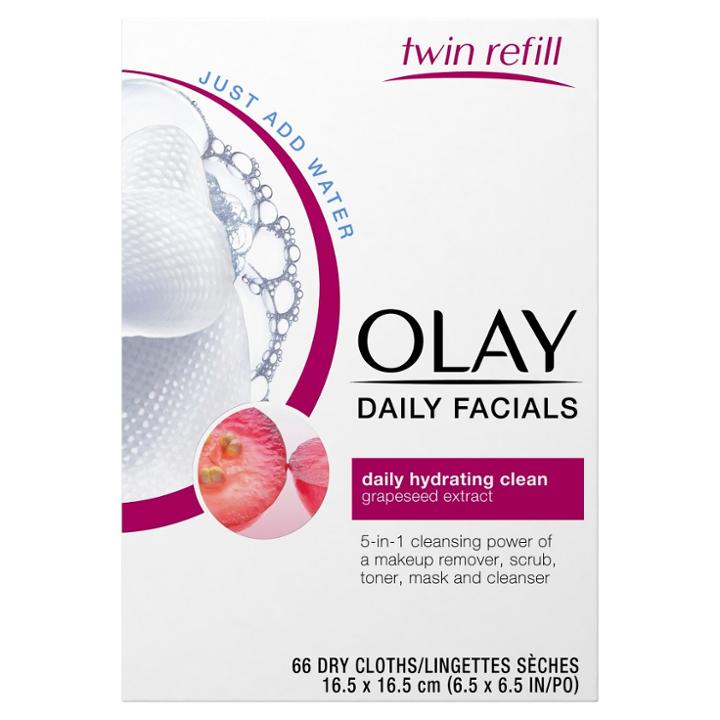 Olay Daily Clean 4 - In - 1 Water Activated Cleansing Cloths