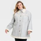 Women's Plus Size Faux Shearling Jacket - Universal Thread