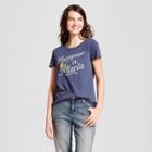 Petitewomen's Atlanta Home Grown Short Sleeve Crew Neck T-shirt - Awake Navy