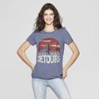 Zoe+liv Women's Short Sleeve Detours T-shirt - Zoe + Liv (juniors') - Navy