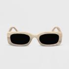 Women's Marble Print Rectangle Sunglasses - Wild Fable Yellow