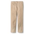 Dickies Little Girls' Slim Fit Flat Front Pants - Desert Sand 6x, Girl's, Desert Brown