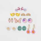 Girls' 9pk Easter Earring Set - Cat & Jack