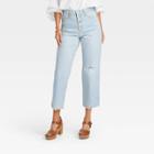 Women's High-rise Vintage Straight Jeans - Universal Thread Light Blue