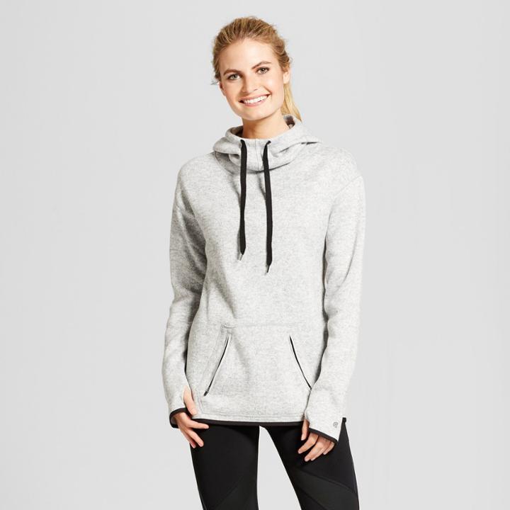 Women's Sweater Fleece Pullover - C9 Champion Heather Gray