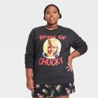 Universal Women's Bride Of Chucky Plus Size Graphic Sweatshirt - Black