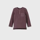 Toddler Boys' Double Knit T-shirt - Cat & Jack Burgundy