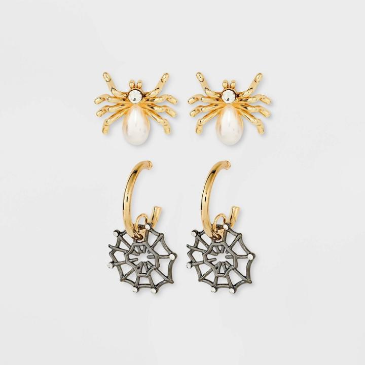 Sugarfix By Baublebar 'world Wide Web' Statement Earring