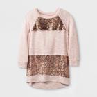 Girls' Miss Chievous 3/4 Sleeve Sweatshirt - Pink