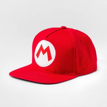 Nintendo Kids' Mario Cosplay Baseball Hat - Red