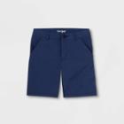 Boys' Flat Front Quick Dry Chino Shorts - Cat & Jack Blue