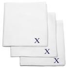 Target Monogram Groomsmen Gift Handkerchief Set - X, White - X