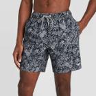 Speedo Men's 8 Pineapple Volley Swim Shorts - Black