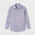 Boys' Button-down Suiting Long Sleeve Shirt - Cat & Jack Red/blue