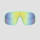 All In Motion Women's Oversized Shield Sunglasses With Mirrored Lenses - All In