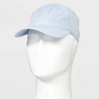 Brushed Cotton With Herringbone Pattern Baseball Hat - Goodfellow & Co Blue