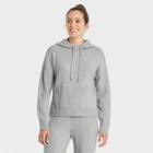 Women's Crewneck Hooded Pullover Sweater - A New Day Gray