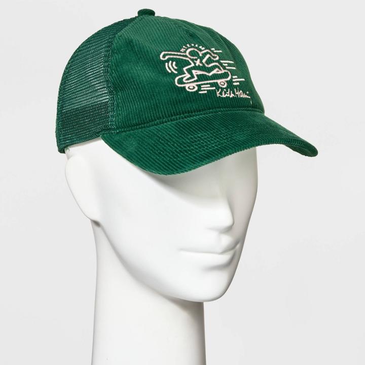 Keith Haring Skateboard Trucker Hat - Green
